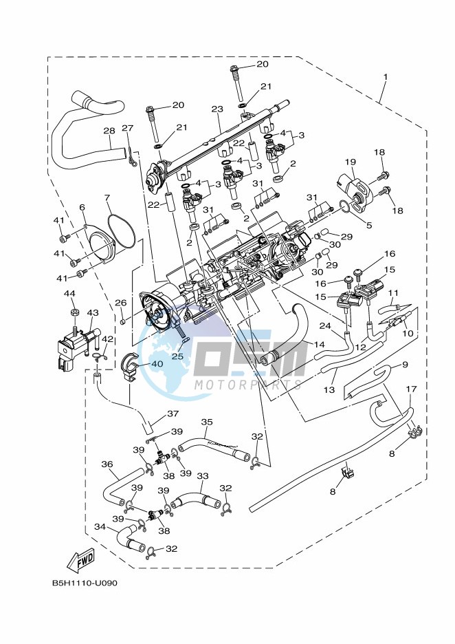 THROTTLE BODY ASSY 1