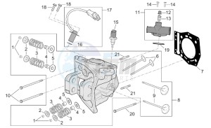 Atlantic 500 drawing Cilinder head