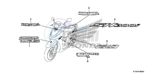 SH300AD SH300i E drawing MARK/ STRIPE