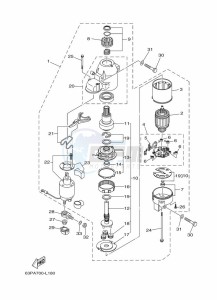 FL150BETX drawing STARTER-MOTOR