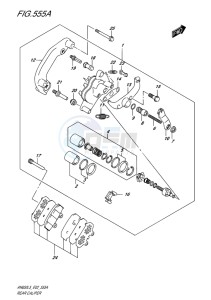 AN650 drawing REAR CALIPER