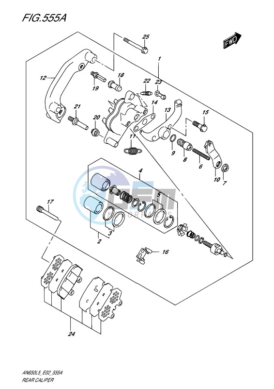 REAR CALIPER