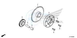 CBR125RF CBR125R 2ED - (2ED) drawing STARTING CLUTCH