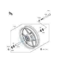 Z800 ZR800CEF UF (UK FA) XX (EU ME A(FRICA) drawing Front Hub