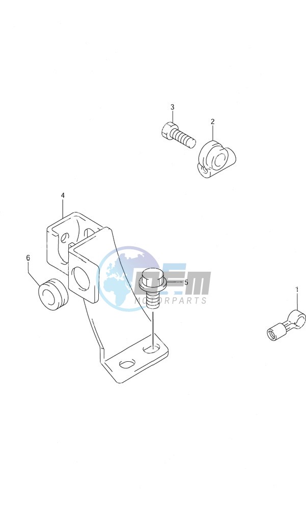 Remocon Cable Holder w/Remote Control