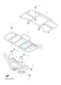 YFM350A YFM35GTXH GRIZZLY 350 2WD (B149) drawing GUARD