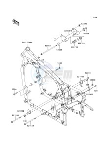 VN 900 D[VULCAN 900 CLASSIC LT] (6F-9F) D8F drawing ENGINE MOUNT