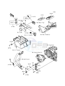 NINJA_300_ABS EX300BFF XX (EU ME A(FRICA) drawing Fuel Injection