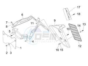 Nexus 300 ie e3 drawing Rear cover - Splash guard