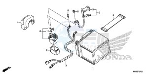 CBR1000SG CBR1000 - Fireblade SP Europe Direct - (ED) drawing BATTERY (CBR1000RR/ S)