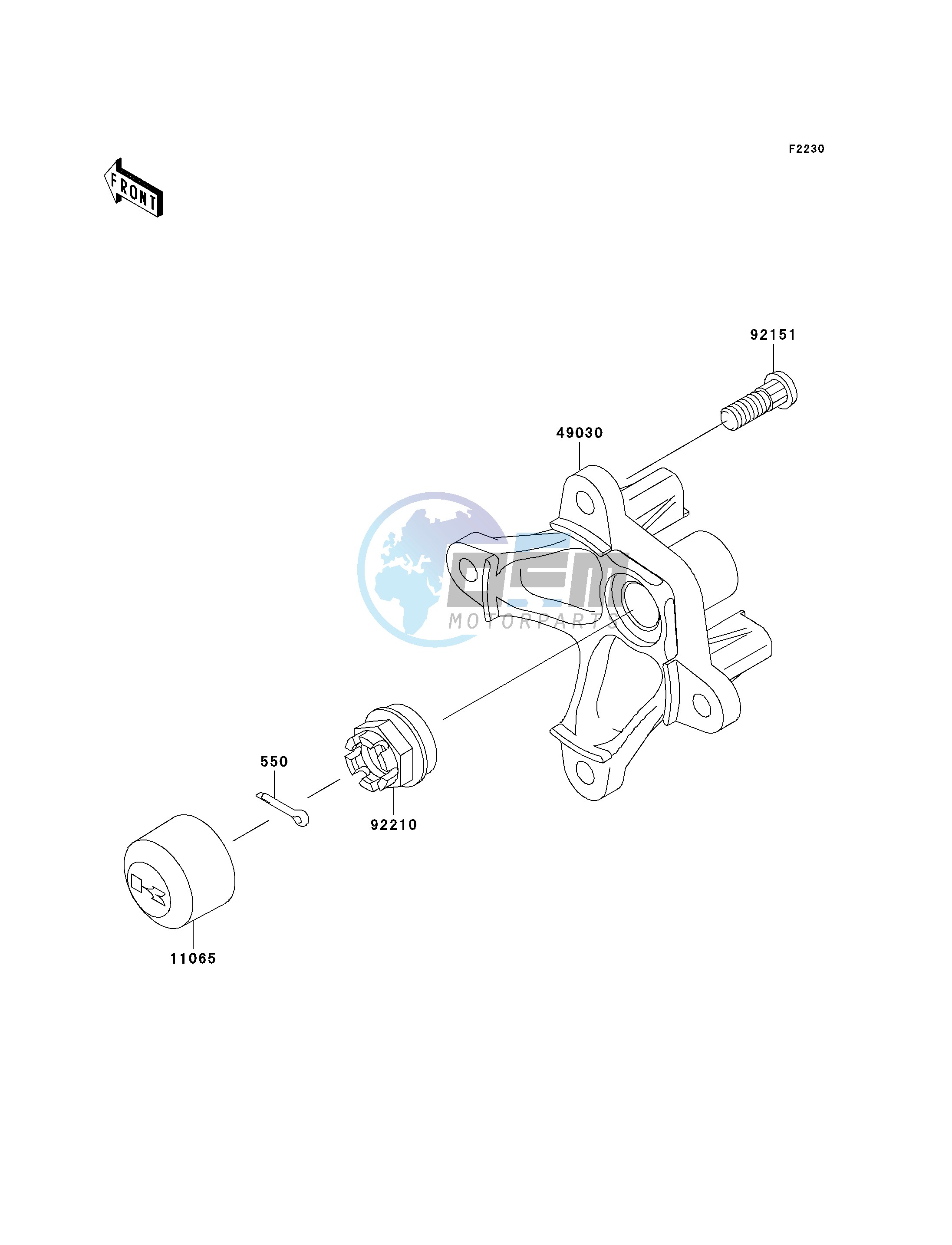 FRONT HUB