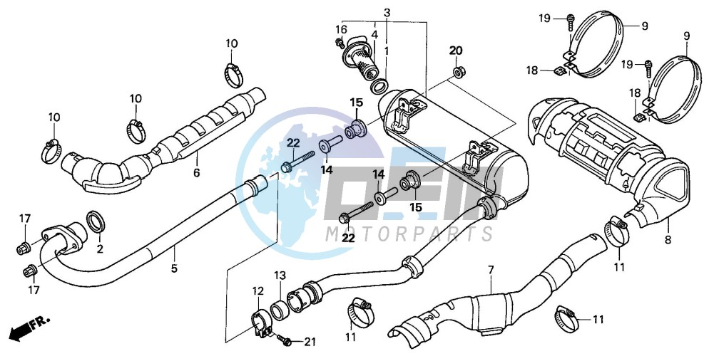 EXHAUST MUFFLER