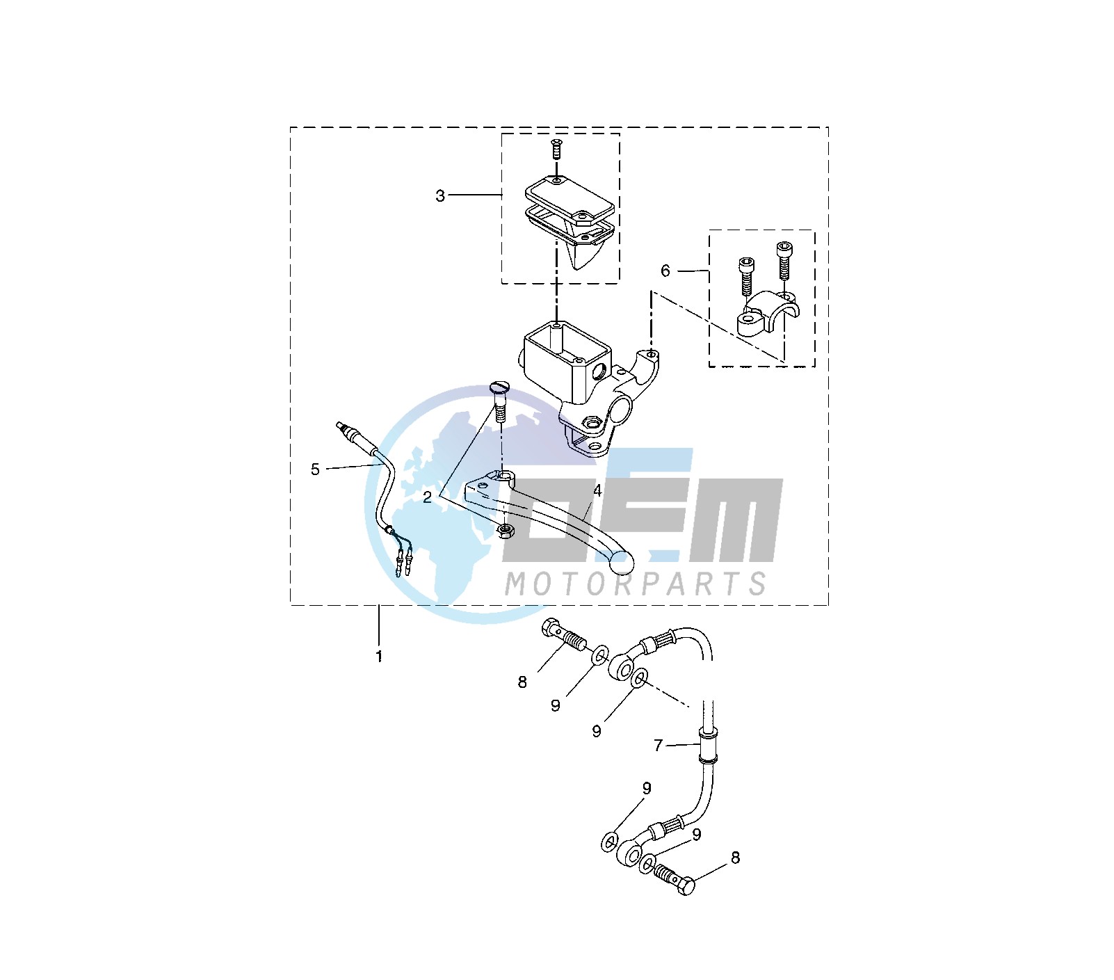 REAR MASTER CYLINDER