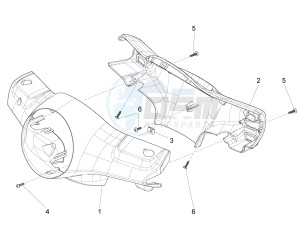 VXL 125 4T 3V drawing Handlebars coverages