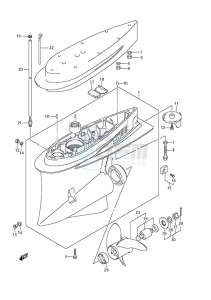 DF 300 drawing Gear Case