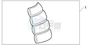 VFR8009 Ireland - (EK / MME) drawing TANK PAD 2