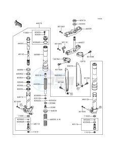 KX 250 L [KX250] (L1) [KX250] drawing FRONT FORK