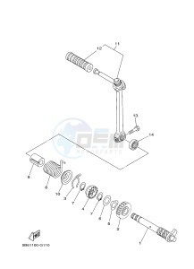 TT-R110E (B516 B517 B518 B518) drawing STARTER