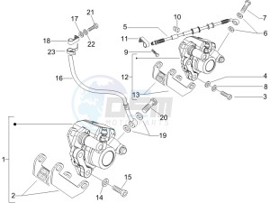 DNA 50 drawing Brakes hose  - Calipers