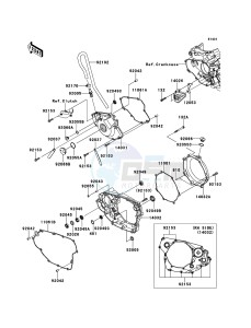 KX450F KX450E9F EU drawing Engine Cover(s)