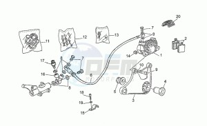 Nevada 750 drawing Rear brake caliper