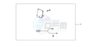 XL700V9 France - (F / CMF SPC) drawing H/G SUB KIT