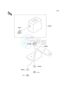 KDX 200 H (H10-H11) drawing METER-- S- -