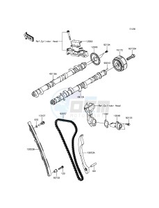 1400GTR ABS ZG1400EGF FR GB XX (EU ME A(FRICA) drawing Camshaft(s)/Tensioner