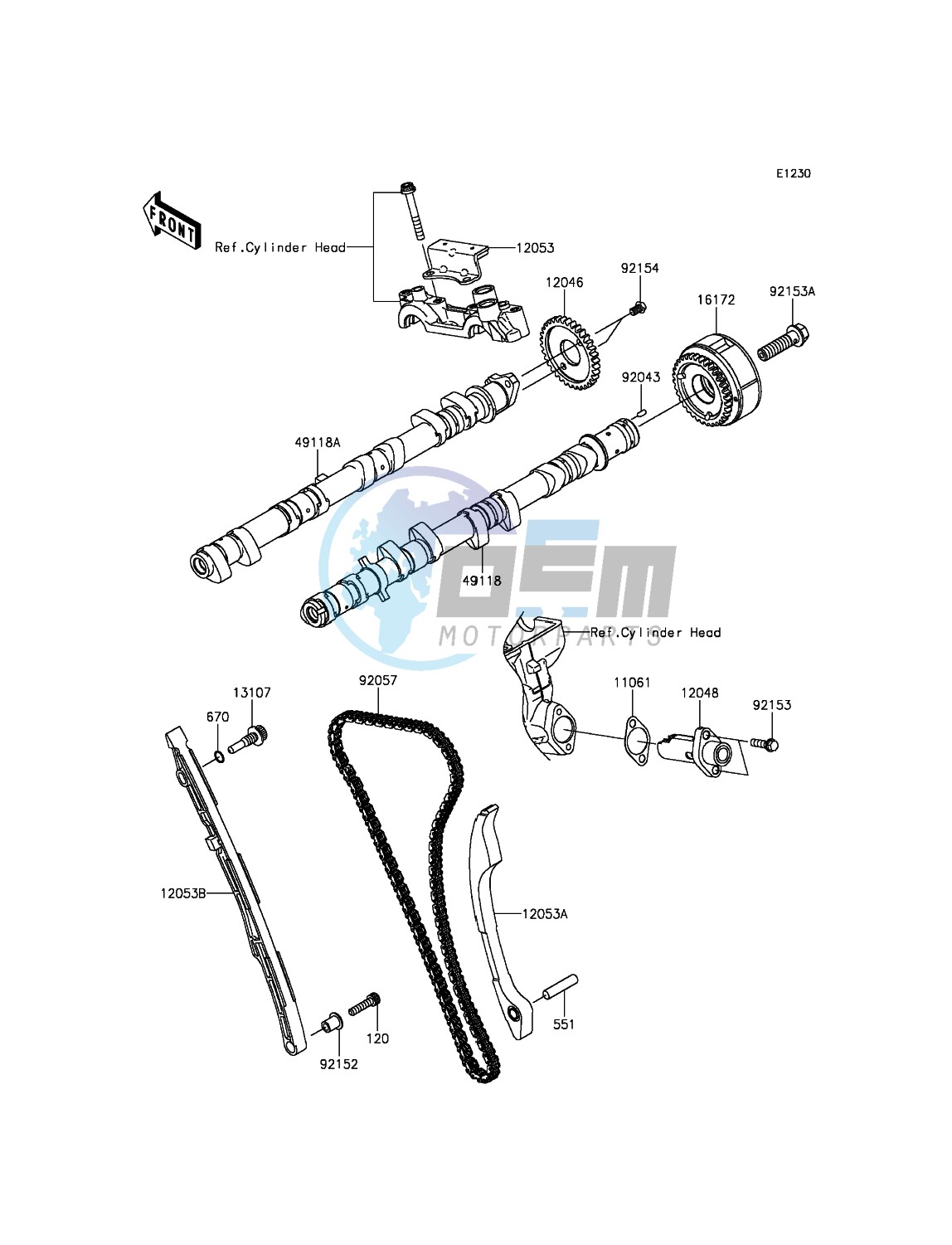 Camshaft(s)/Tensioner