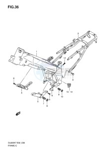 DL650 ABS V-STROM EU-UK drawing FRAME