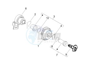 Liberty 50 4T PTT (B-NL) drawing Locks