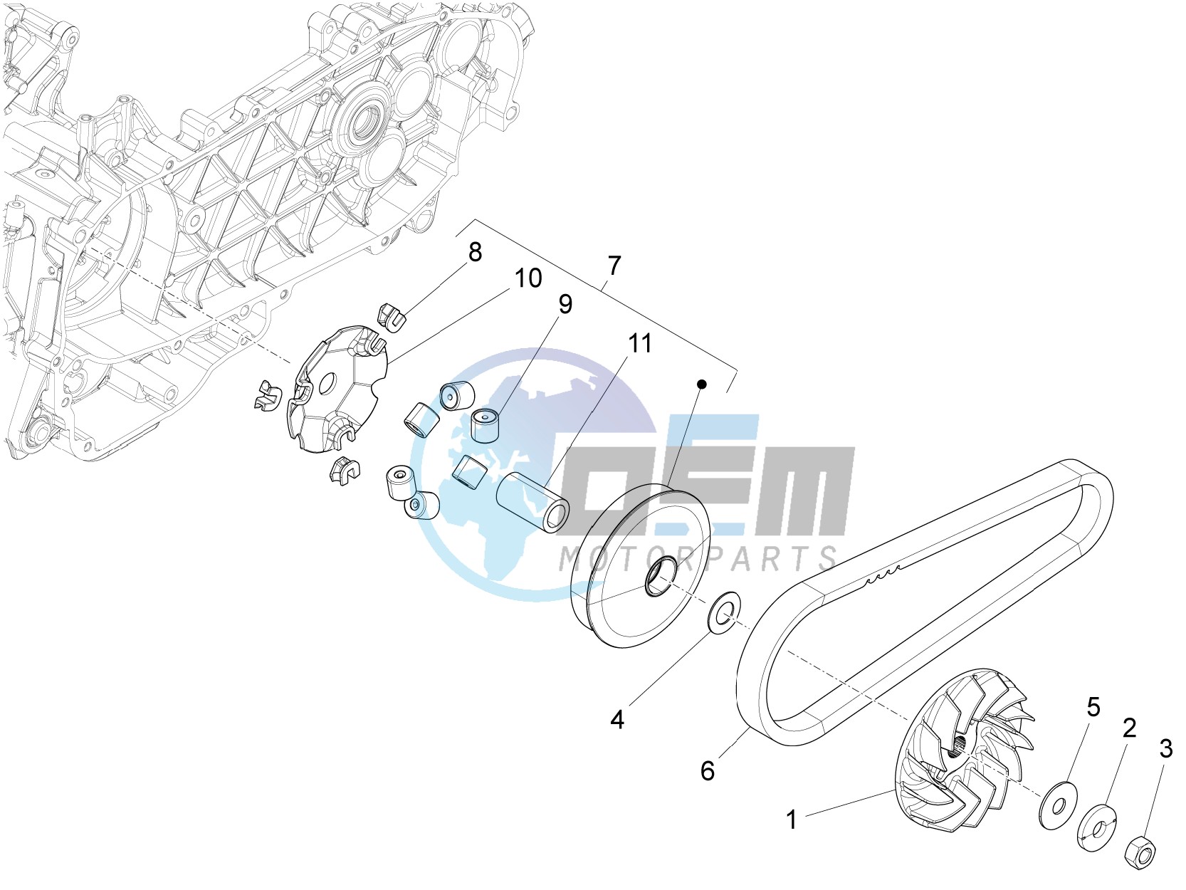 Driving pulley