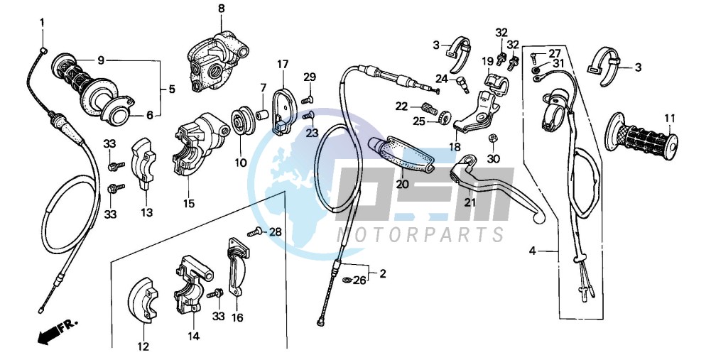 HANDLE LEVER/SWITCH/CABLE