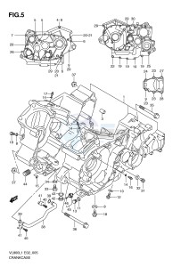 VL800 (E2) VOLUSIA drawing CRANKCASE