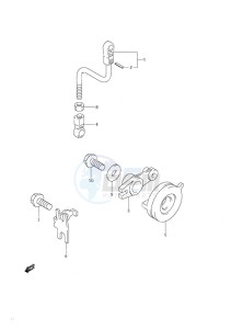 DF 9.9 drawing Throttle Control Non-Remote Control