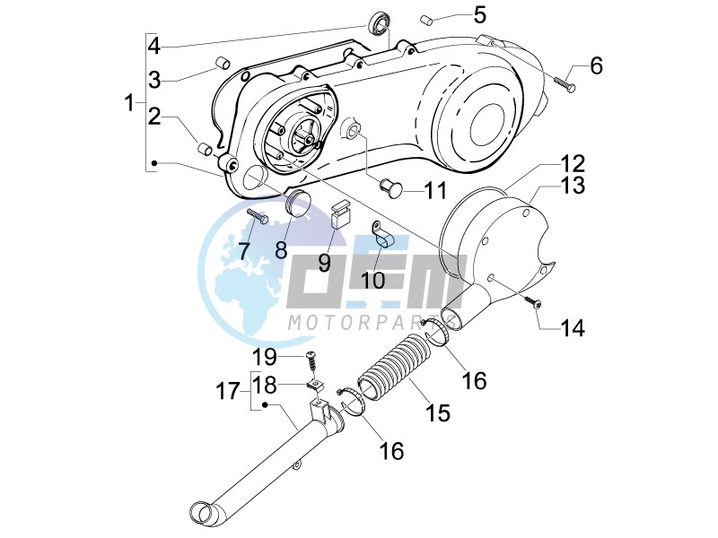 Crankcase cover - Crankcase cooling