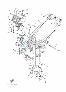 GPD150-A NMAX 150 (BV4D) drawing FRAME