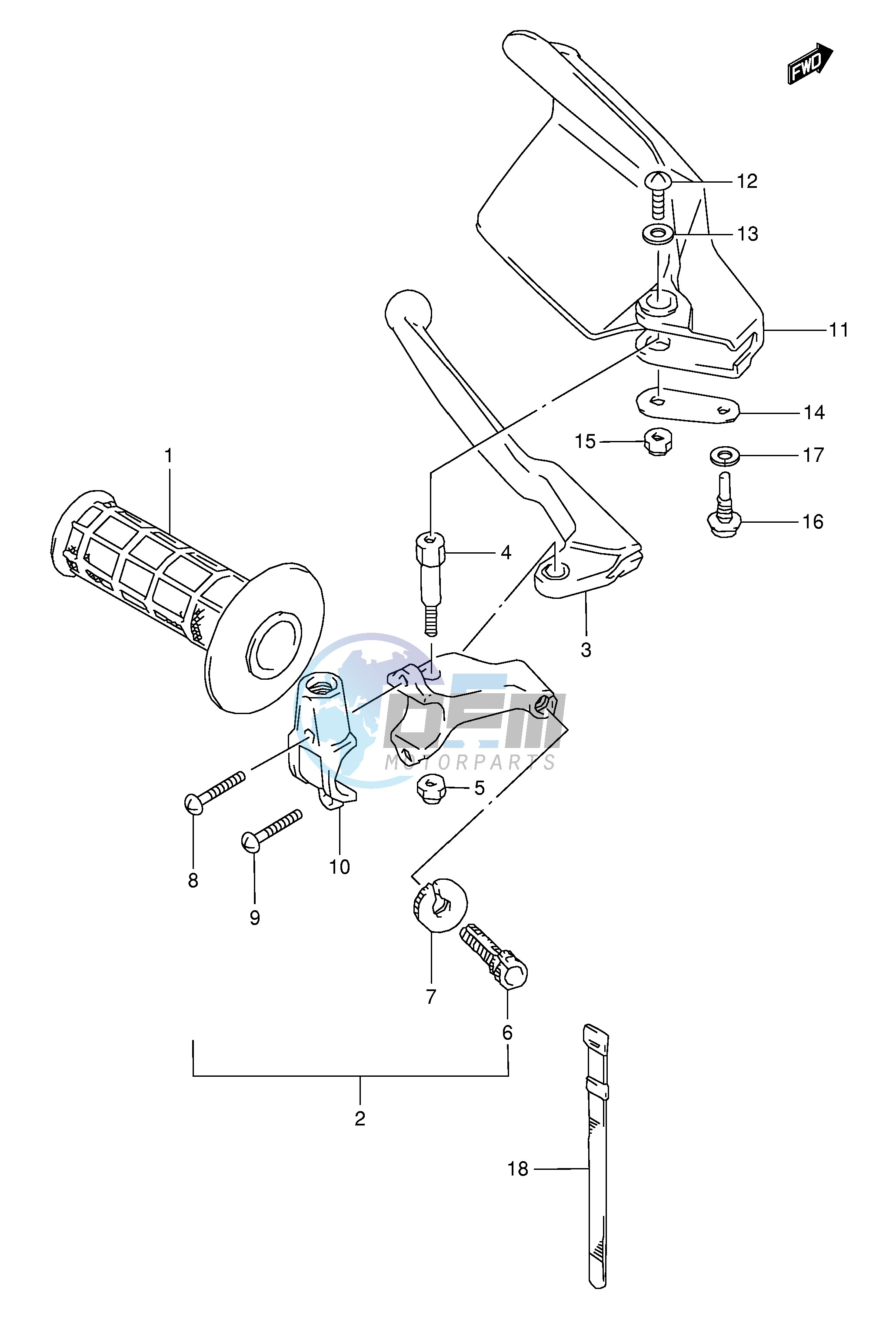 LEFT HANDLE LEVER (E24)