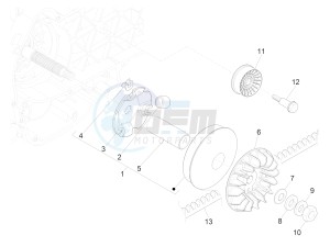 GTV 300 SEI GIORNI IE E4 ABS (NAFTA) drawing Driving pulley