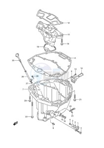 DF 300A drawing Oil Pan