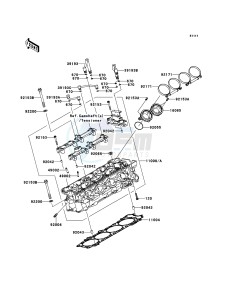 1400GTR ZG1400A9F FR GB XX (EU ME A(FRICA) drawing Cylinder Head