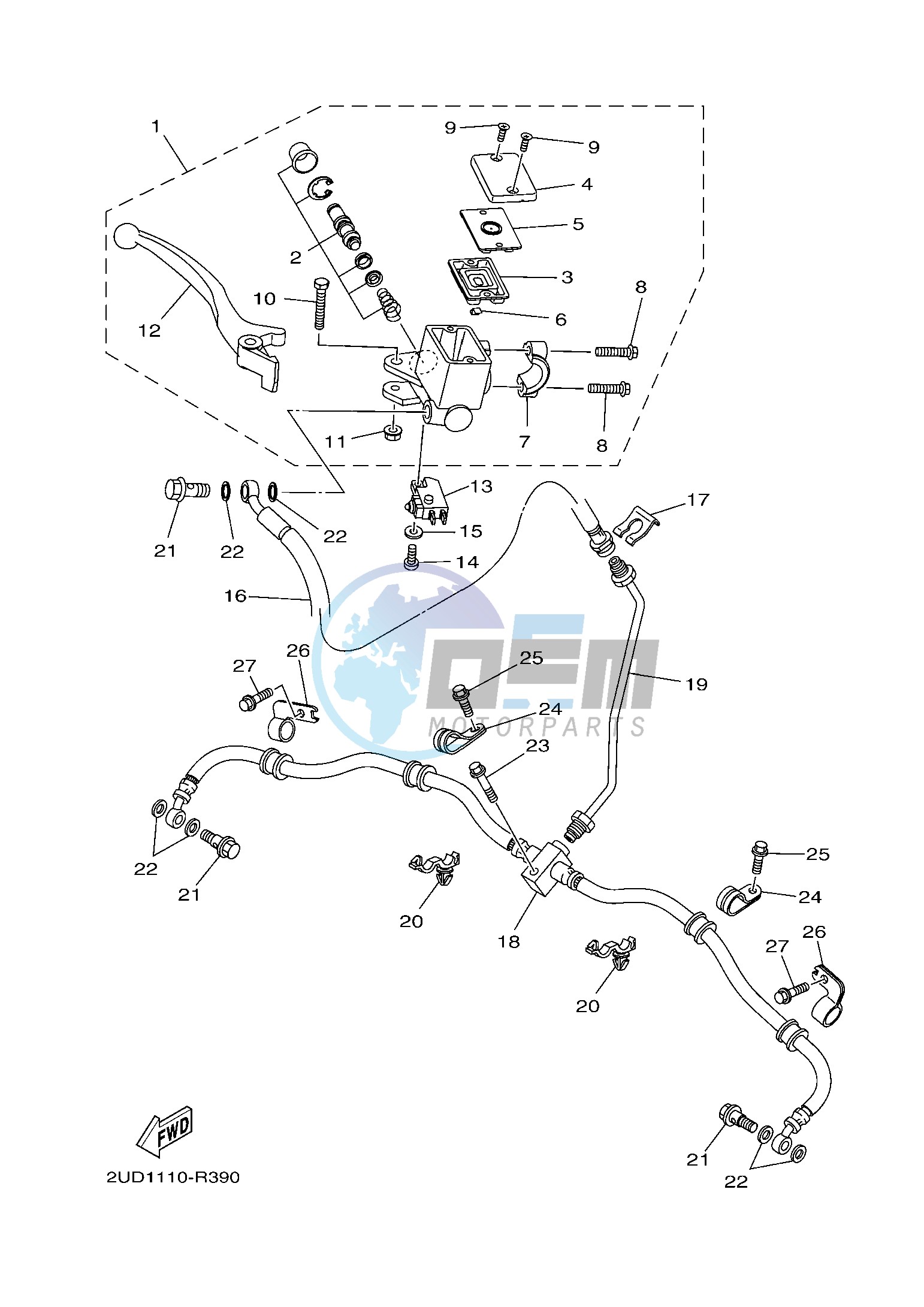 FRONT MASTER CYLINDER