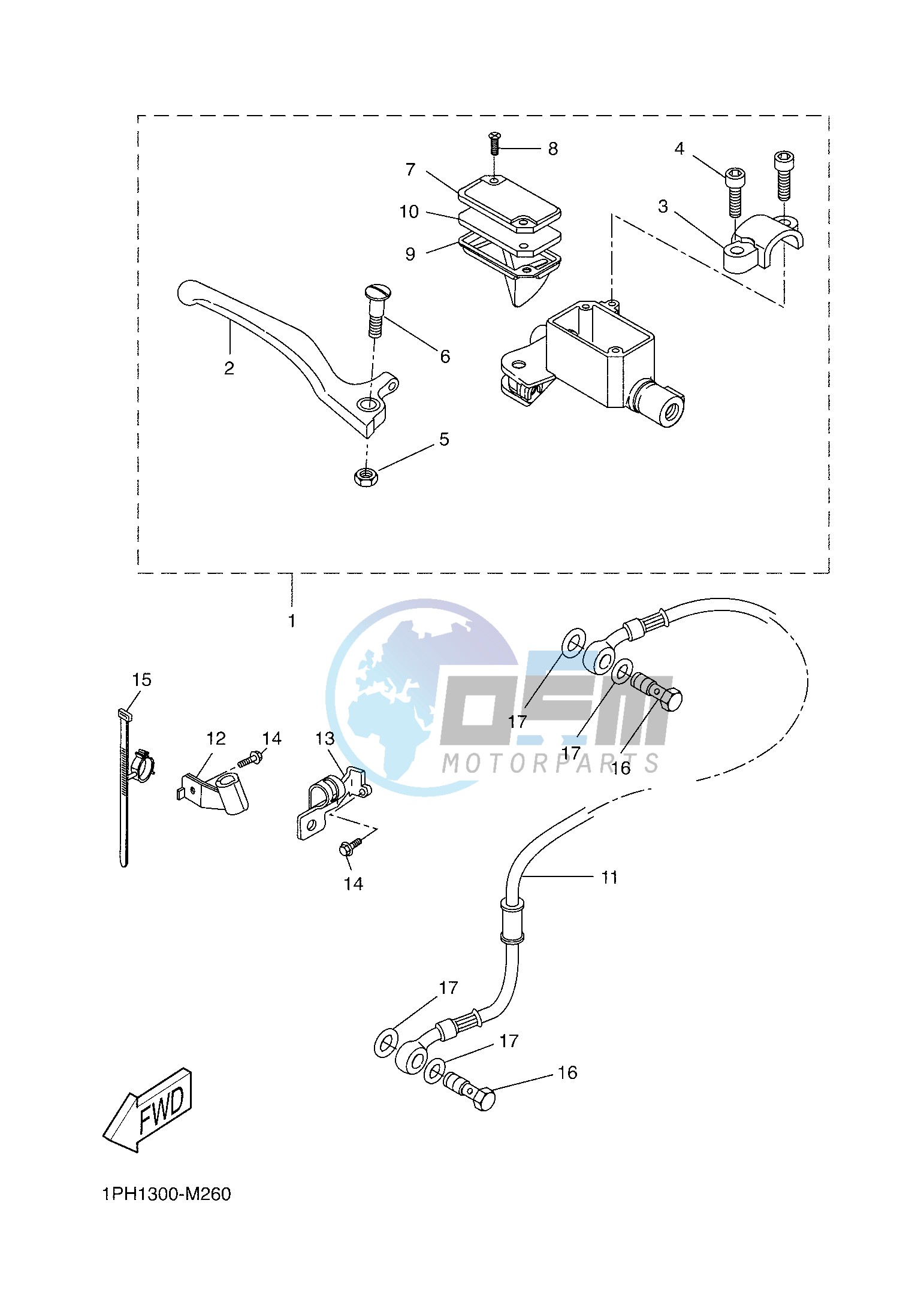 FRONT MASTER CYLINDER