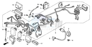 TRX450FM drawing WIRE HARNESS (TRX450FE)