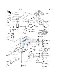 JS 750 A [750 SX] (A1-A4) [750 SX] drawing HANDLE POLE -- JS750-A4- -