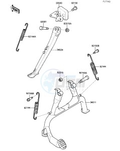 ZX 1000 B [NINJA ZX-10] (B3) [NINJA ZX-10] drawing STAND-- S- -