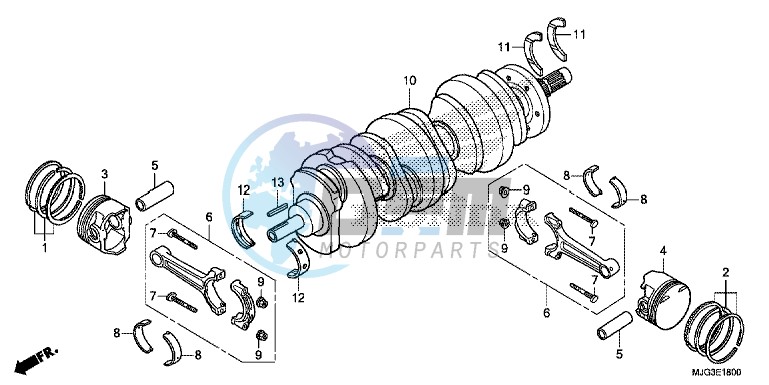 CRANKSHAFT/ PI STON