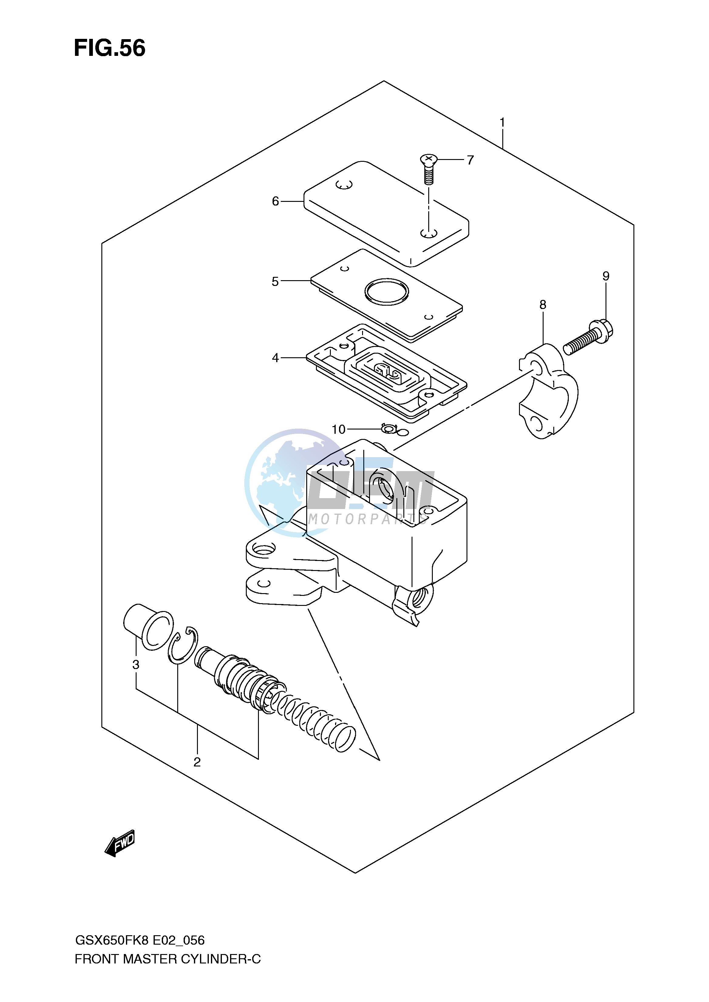 FRONT MASTER CYLINDER