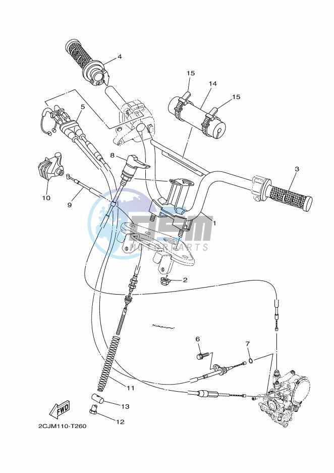 STEERING HANDLE & CABLE