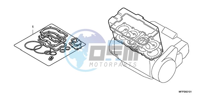 GASKET KIT A (CB13009/S9/A9/SA9)